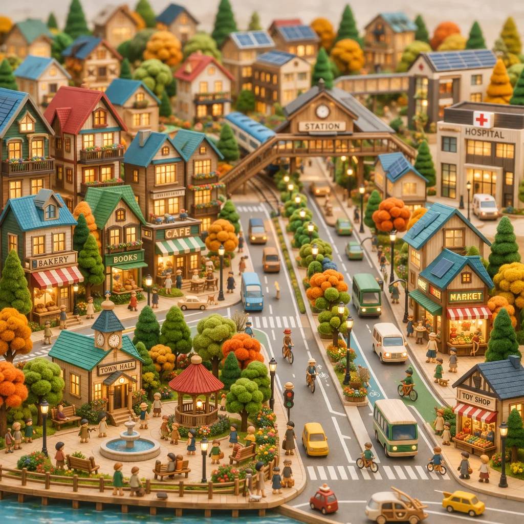 Tiny Town, the opening signal of The Stacks.